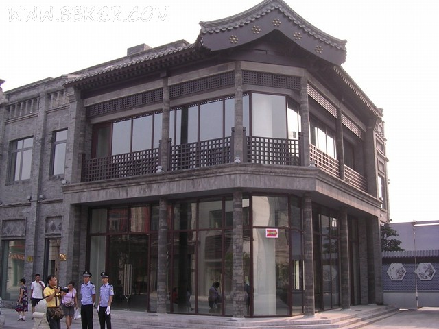 前门大街仿照老照片建造的仿古建筑6,步行街,仿古,胡同,建筑,老北京,老照片,民俗,前门